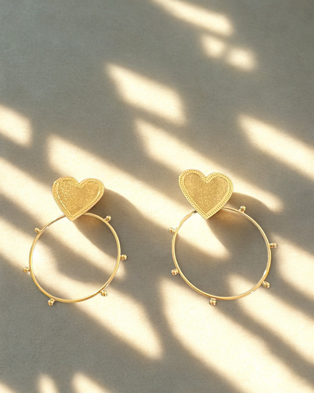 ARETAS BAÑO DE ORO CORAZÓN II